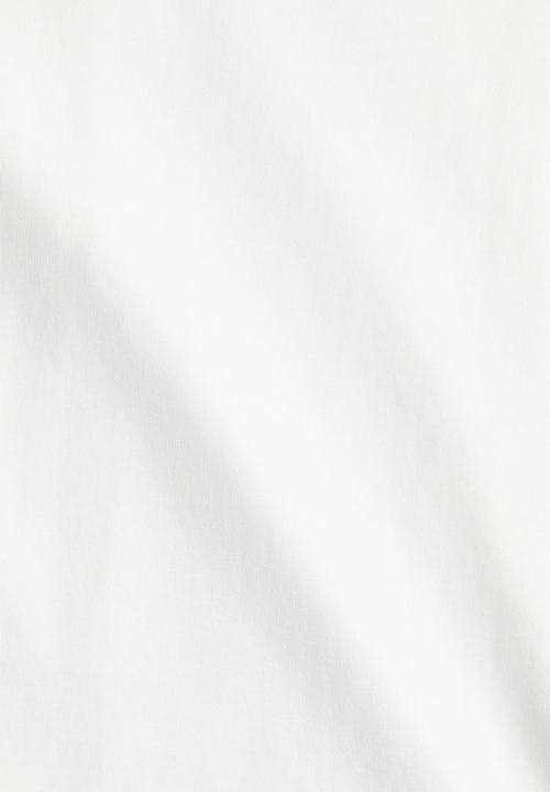H&M - Fitted T-shirt - white