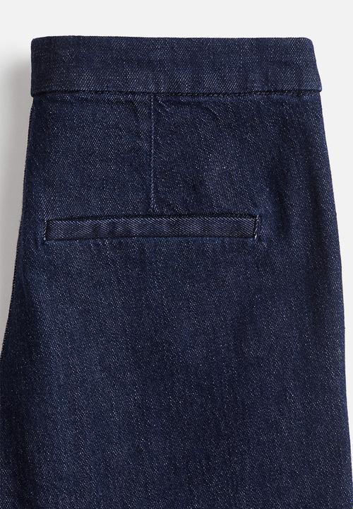 H&M - Flared high jeans - dark denim blue