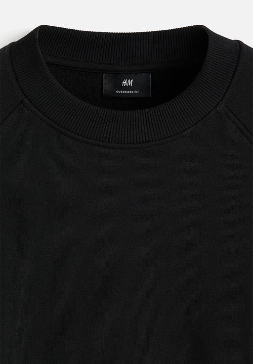 H&M - Oversized fit sweatshirt - black