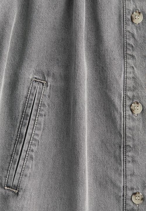 H&M - Oversized denim shacket - denim grey