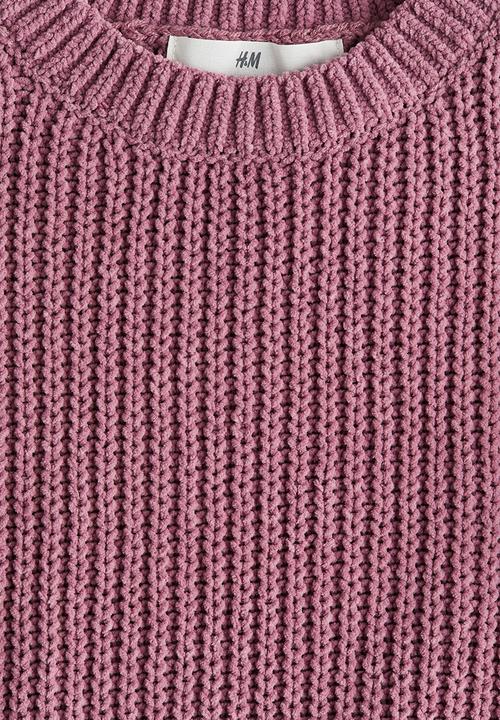H&M - Chenille-knit jumper - dark pink