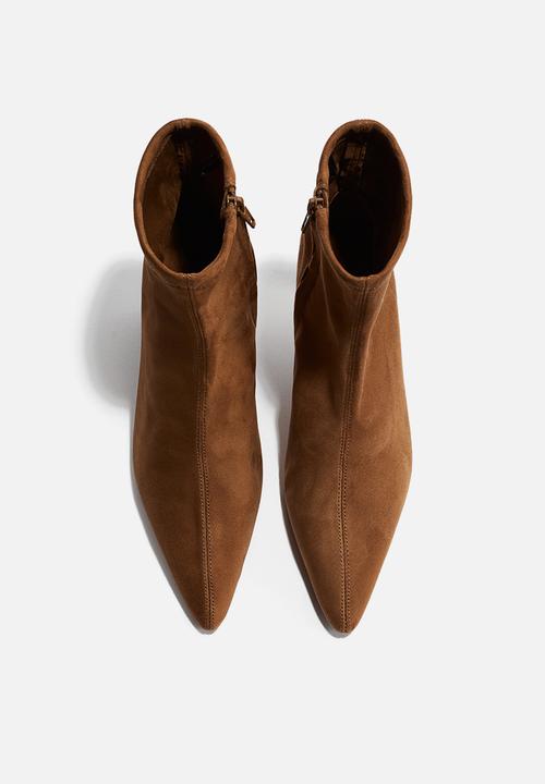 H&M - Heeled sock boots - brown