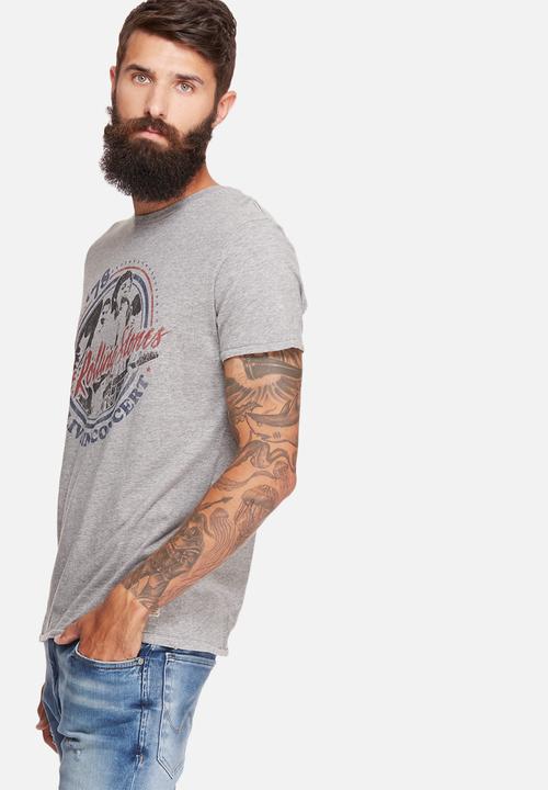 Jack & Jones - Rolling stones regular fit tee