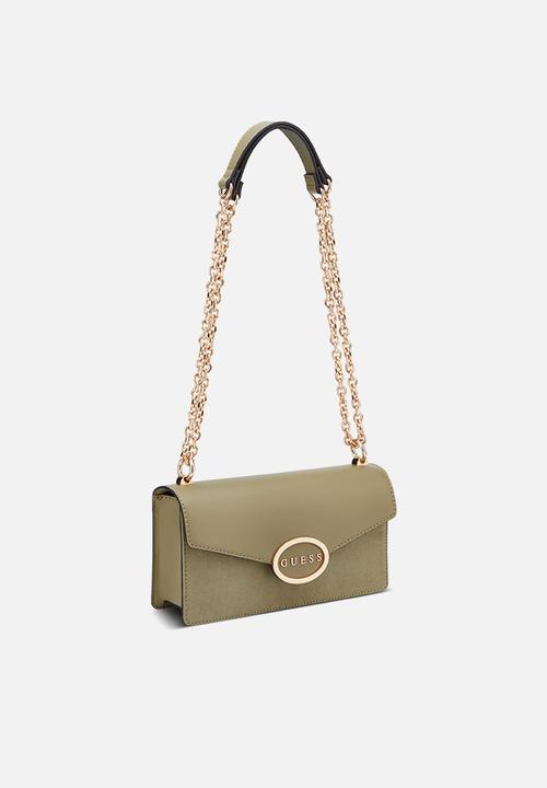 GUESS - Gracia Convertible Crossbody Flp - Olive