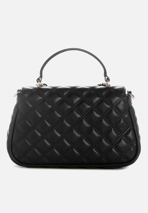 GUESS - Giully ii top handle flap- black