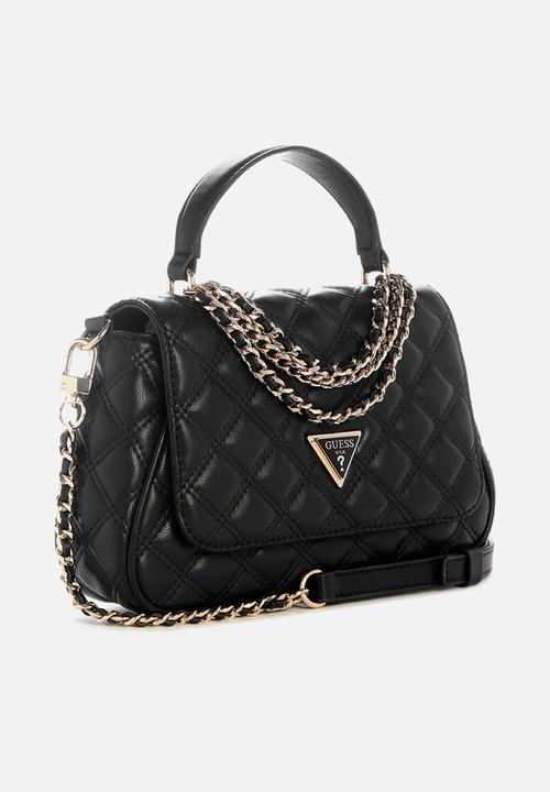 GUESS - Giully ii top handle flap- black