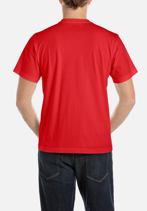 Replay - Crew-Neck T-shirt - Heritage Print - Red