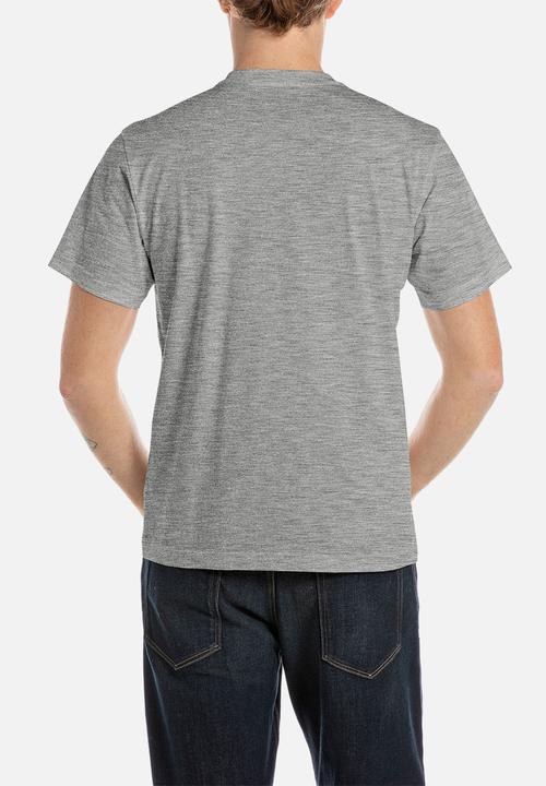 Replay - Crew-Neck T-shirt - Heritage Print - Grey