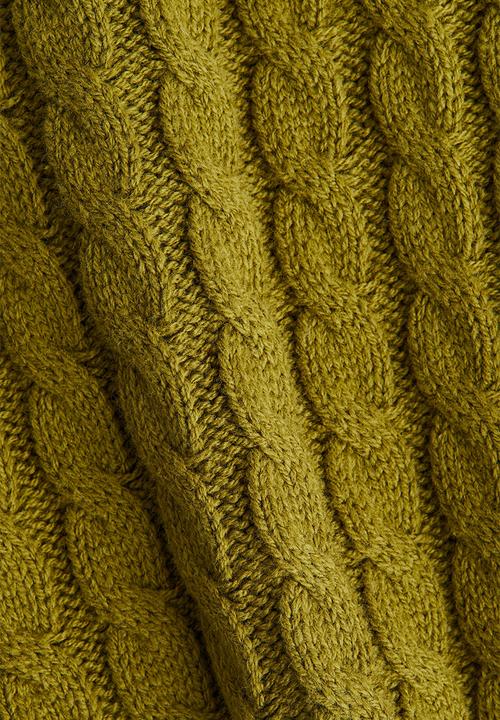 H&M - Cable-knit cardigan - olive green 