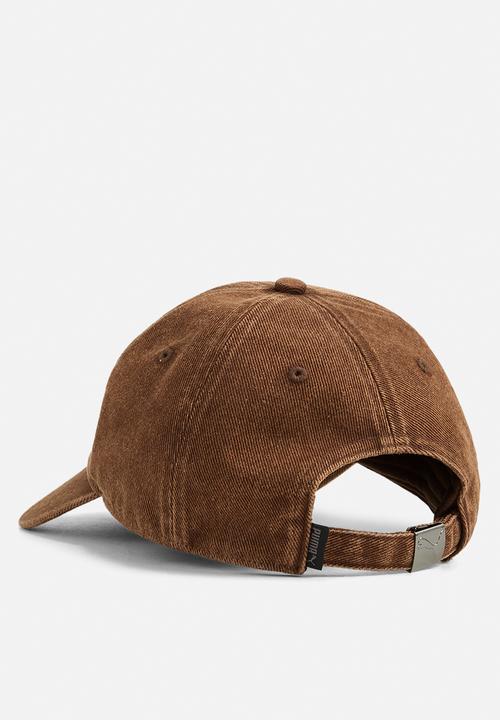 PUMA - Wardrobe ess metal dad cap- chocolate brown
