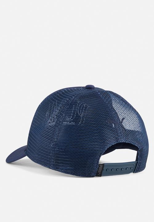 PUMA - Vintage Puma Trucker Cap - Puma Navy