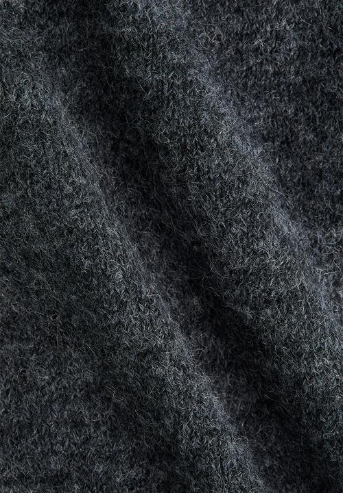 H&M - Knitted waistcoat - dark grey marl