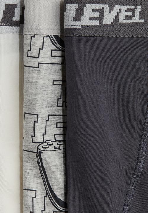 H&M - 5-pack trunks - grey level