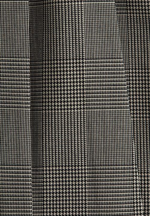H&M - Pleated mini skirt - grey checked