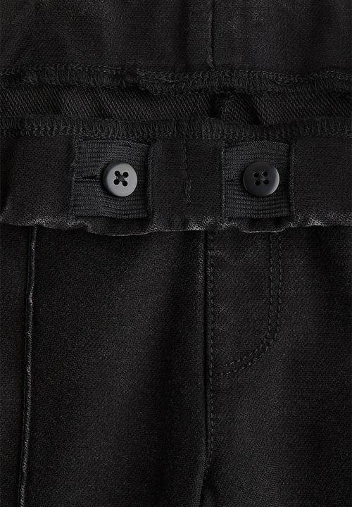 H&M - Flared jeggings - washed black