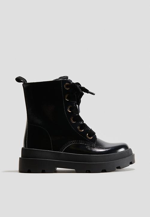 H&M - Lace-up boots - black