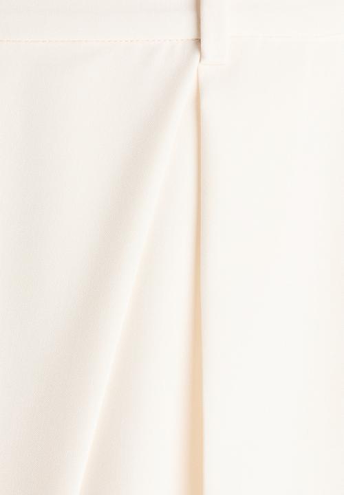 H&M - Wide wrapover trousers - white