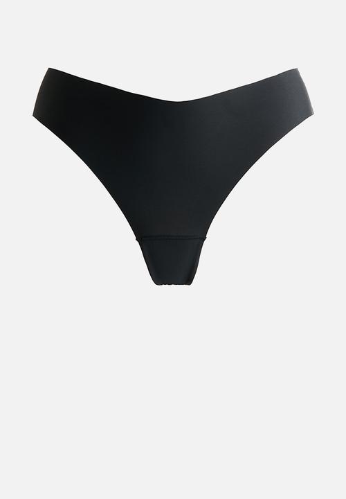 H&M - 3 pack microfibre brazilian briefs - black
