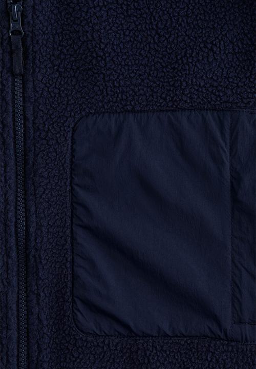 H&M - Teddy jacket - navy blue 