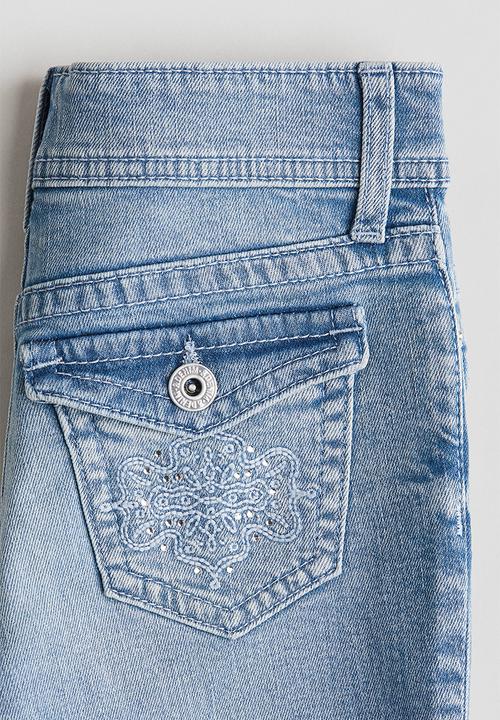 H&M - Flared leg low jeans - light denim blue