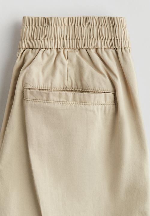 H&M - Loose-fit cotton chinos - light beige