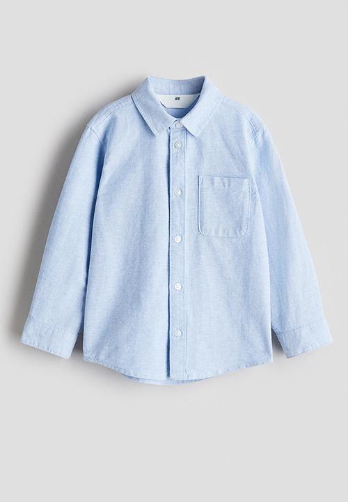 H&M - Cotton shirt - light blue