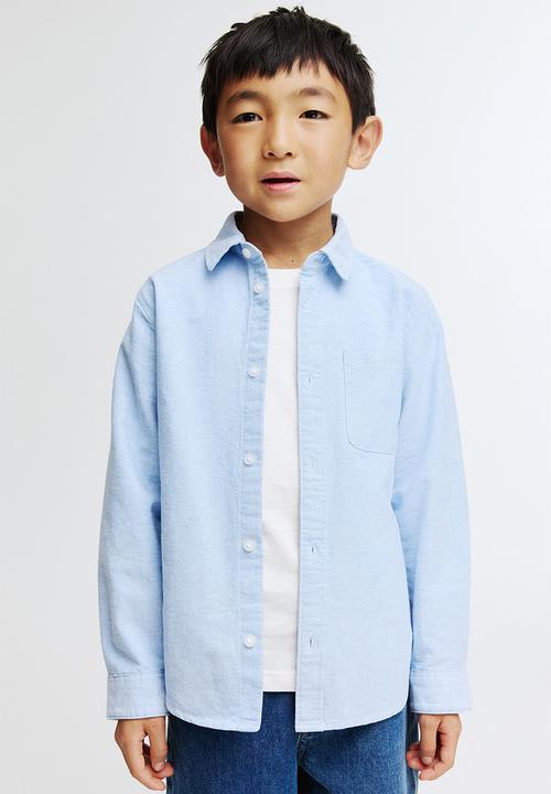 H&M - Cotton shirt - light blue