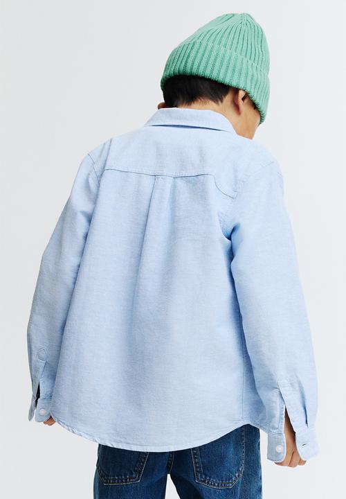 H&M - Cotton shirt - light blue