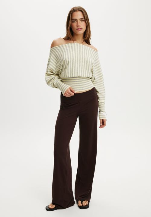 Cotton On - Everfine ls batwing knit - Butter Grey Marle