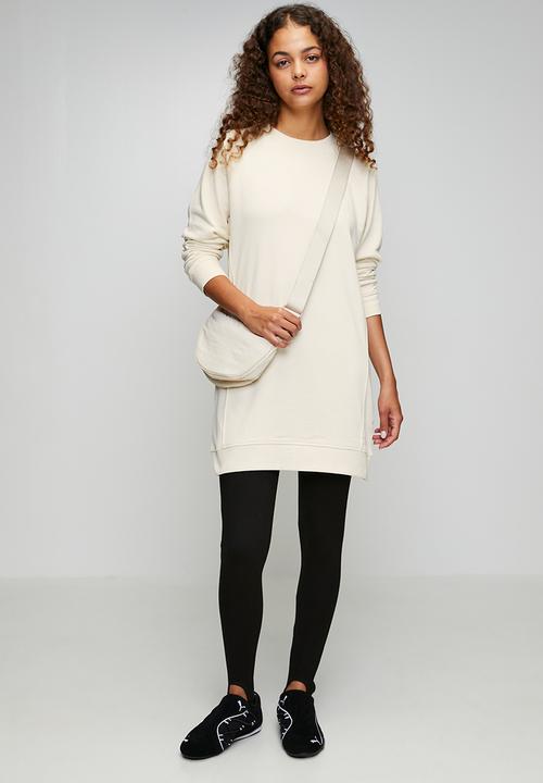 Ladies Jumper Dress - Cream