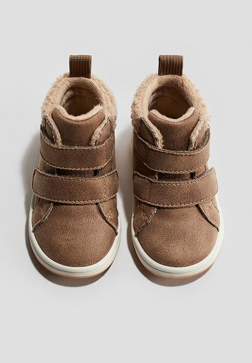 H&M - Warm-lined hi-top trainers - brown