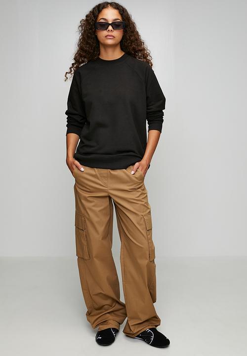 Brave Soul - Ladies Sweatshirt - Black