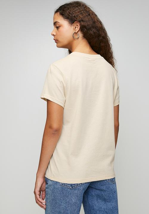 FILA - Mono deckle t-shirt - Antique White