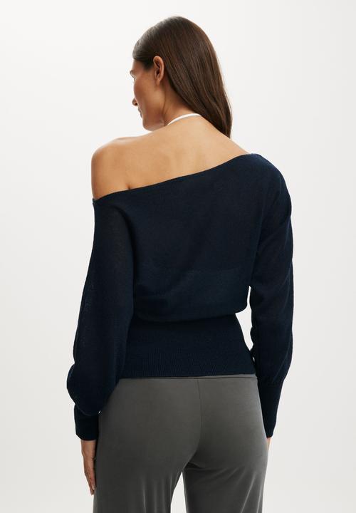 Cotton On - The breezy ls batwing knit - navy