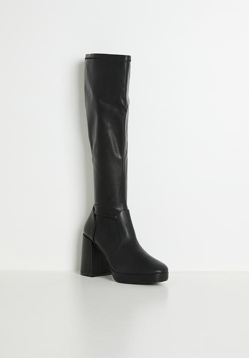 Raid London - Cannon knee length boot - black 