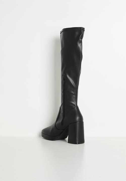 Raid London - Cannon knee length boot - black 