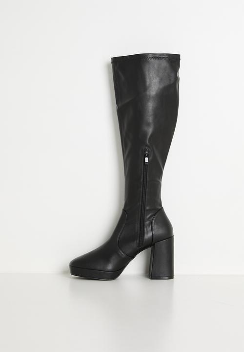 Raid London - Cannon knee length boot - black 