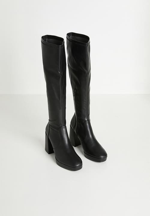 Raid London - Cannon knee length boot - black 
