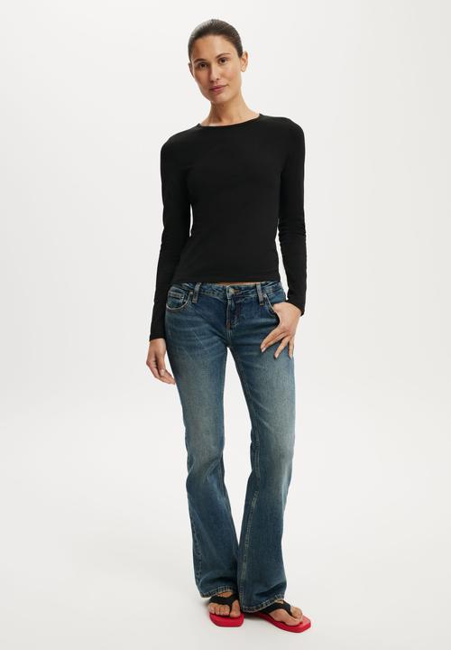 Cotton On - Everyday Smooth Long Sleeve - Black