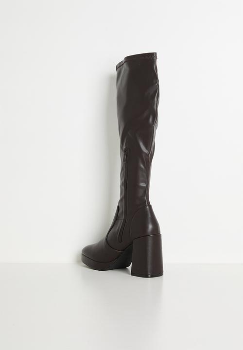 Raid London - Cannon knee length boot - brown 