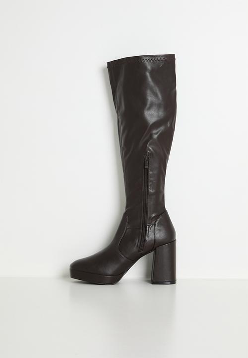 Raid London - Cannon knee length boot - brown 