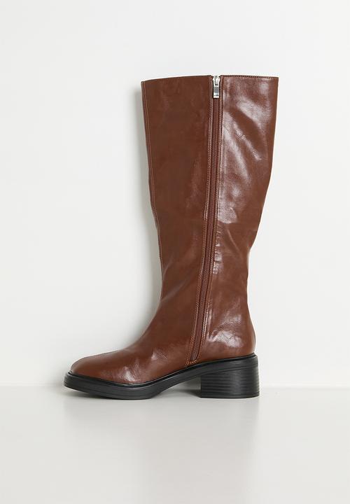 Raid London - Samber knee length boot - brown 