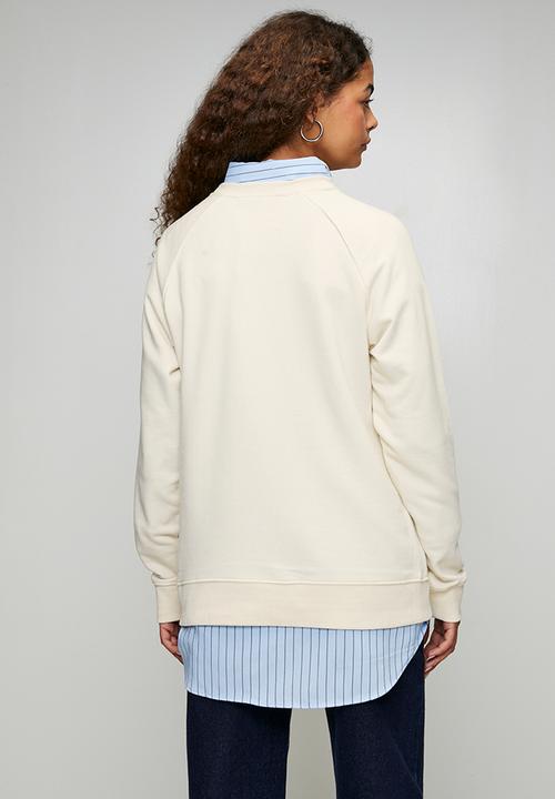Brave Soul - Ladies Sweatshirt - Cream