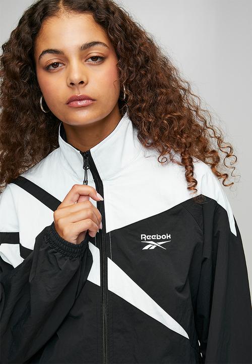 Reebok - Women'S Icon Open Hem Tracktop - Night Black/Classic White