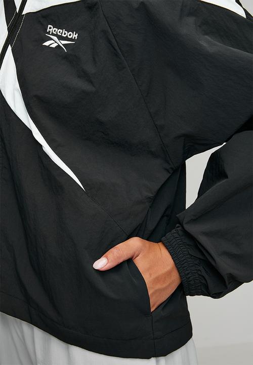 Reebok - Women'S Icon Open Hem Tracktop - Night Black/Classic White
