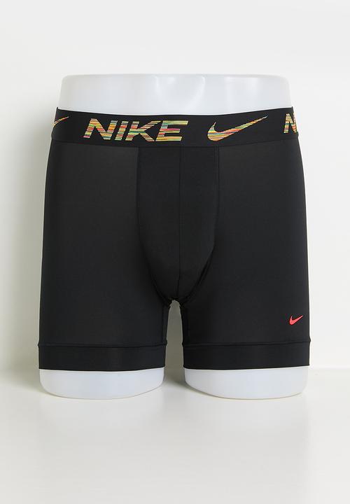 Nike - Boxer brief 3pk - blk dty cts/grn stk/blk spce dye wb