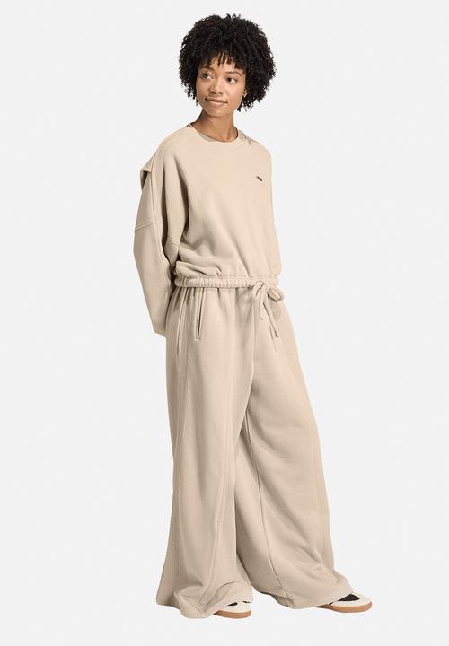 adidas Originals - P Essential Wide Trackpant - Stone Khaki