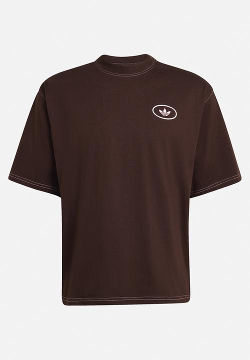 adidas Originals - Originals Shoemaker Graphic Tee - Aurora coffee brown