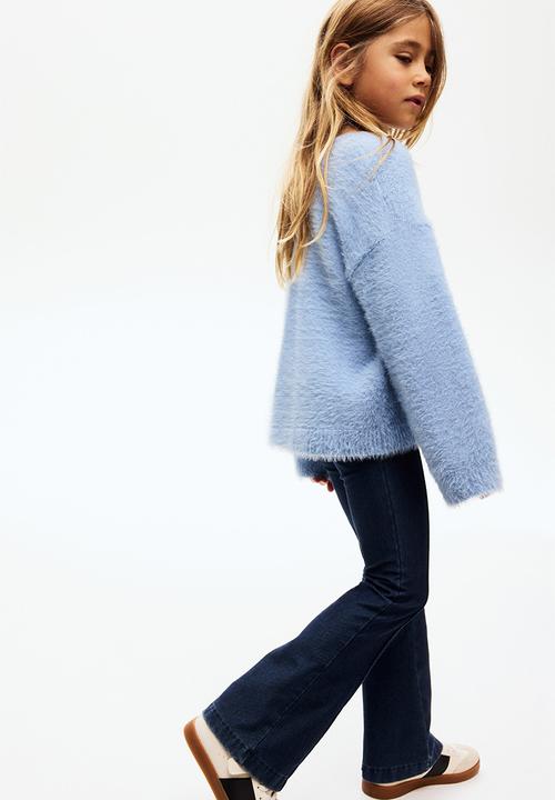 H&M - Flared jeggings - dark denim blue