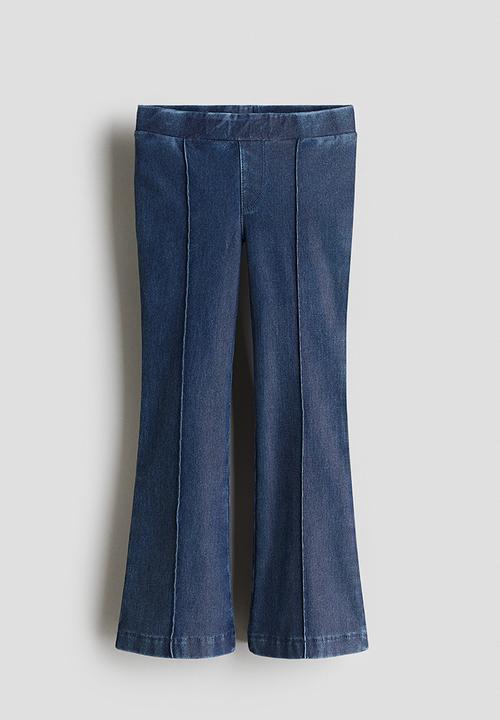 H&M - Flared jeggings - dark denim blue